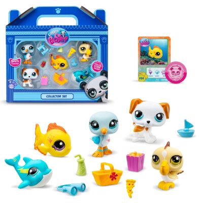 Littlest Pet Shop Pack de 5 animales - Playa