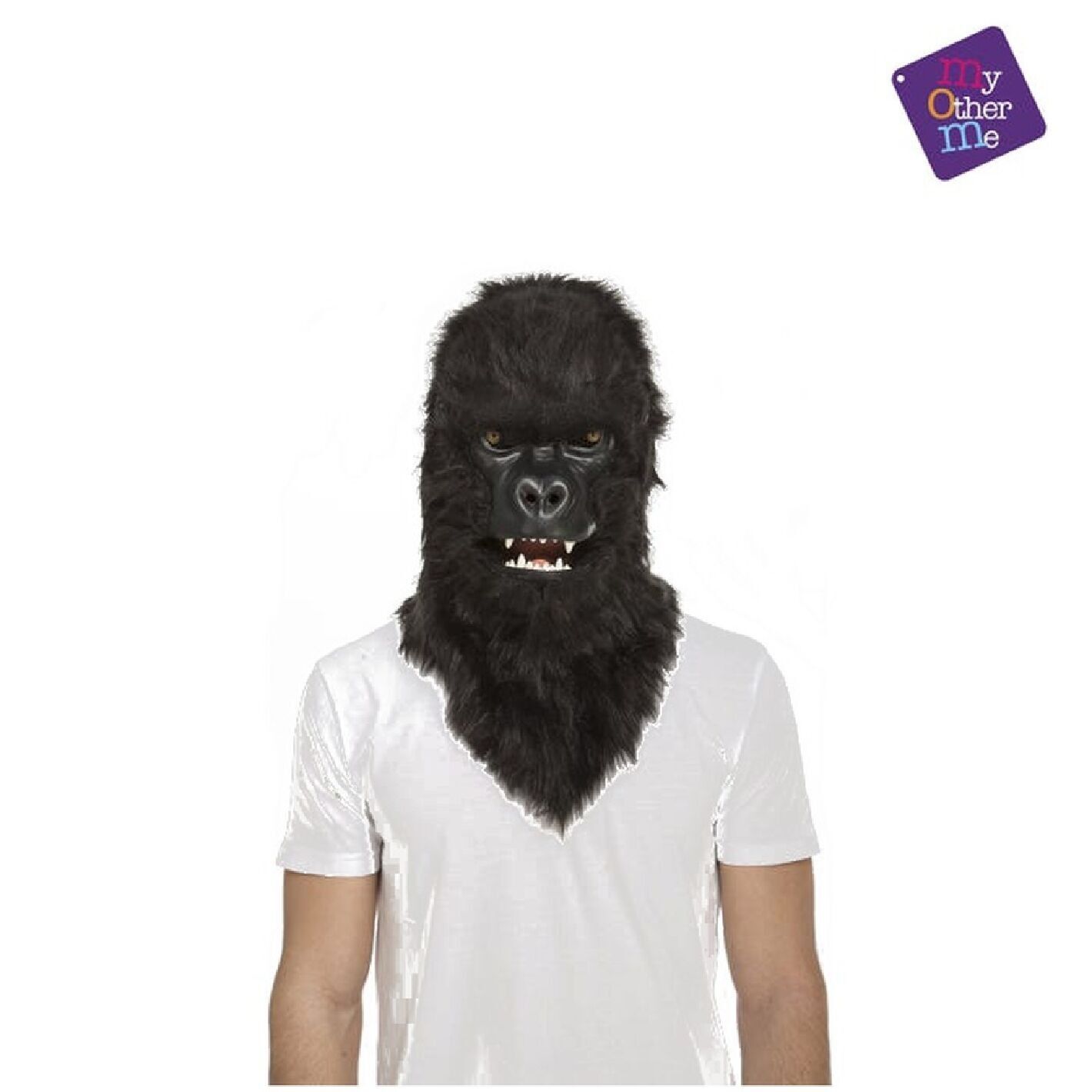 Máscara de Gorila Talla Única - Accesorio para Disfraz