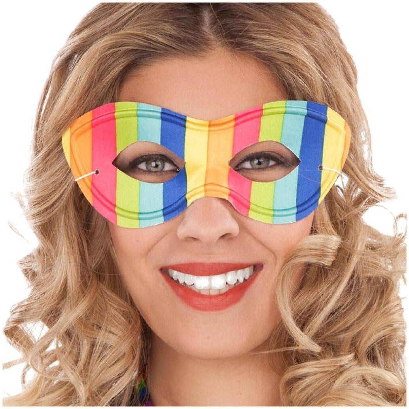 Máscara Arcoíris Talla Única - Accesorio para Disfraces
