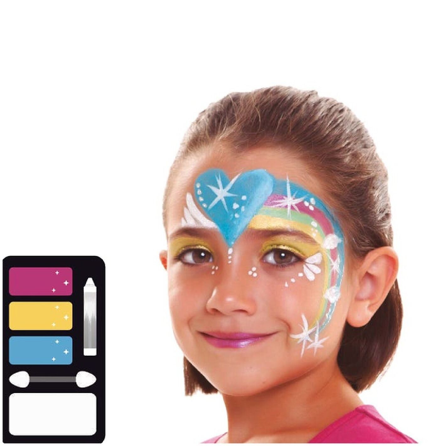 Children's Costume Makeup Rainbow Beads 24x20 Cm