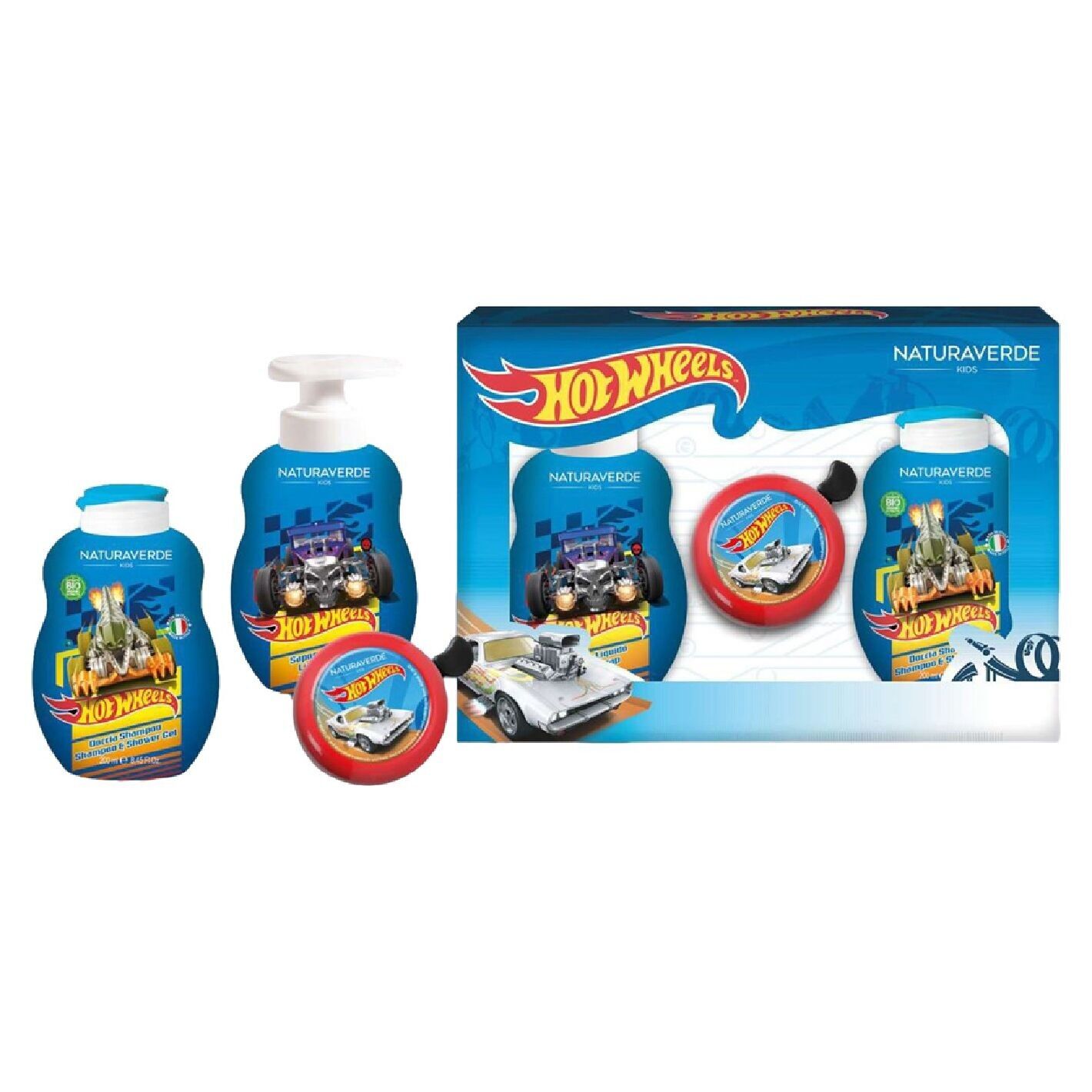 Set regalo cosmetico Hot Wheels con campanello