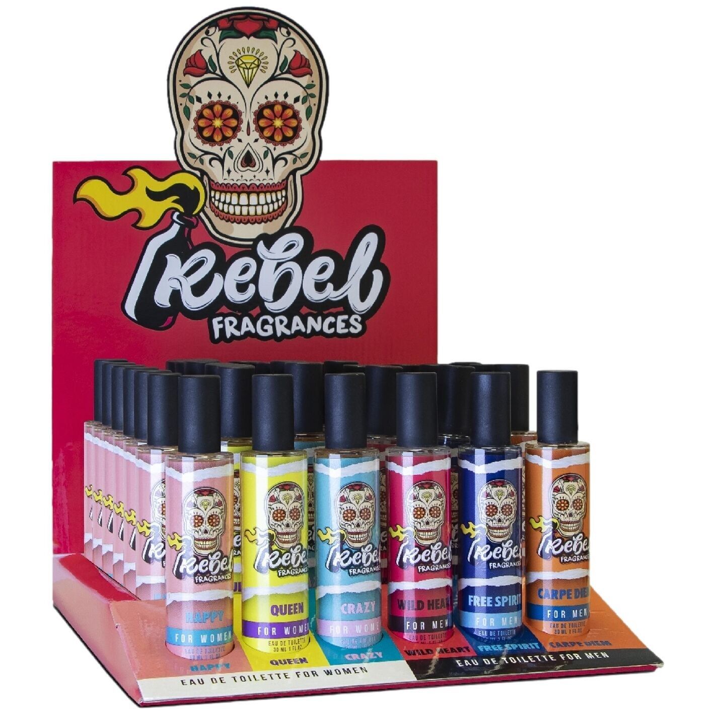 Envase Eau de Toilette 30Ml Mujer y Hombre Rebel 36 UVC