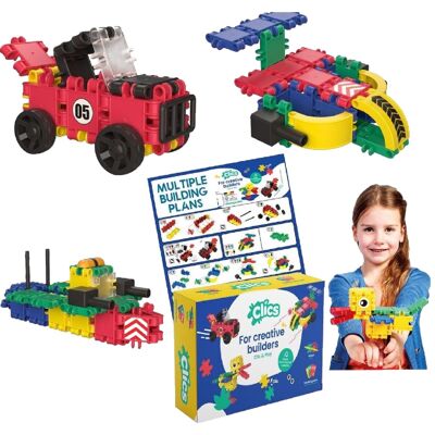 Jeu de Construction Clics Box 5 En 1