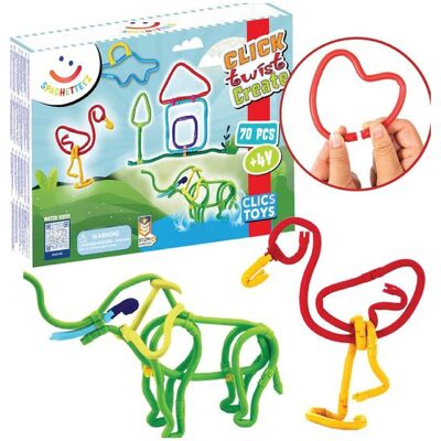 Gioco di costruzione Spaghetteez 70 pezzi