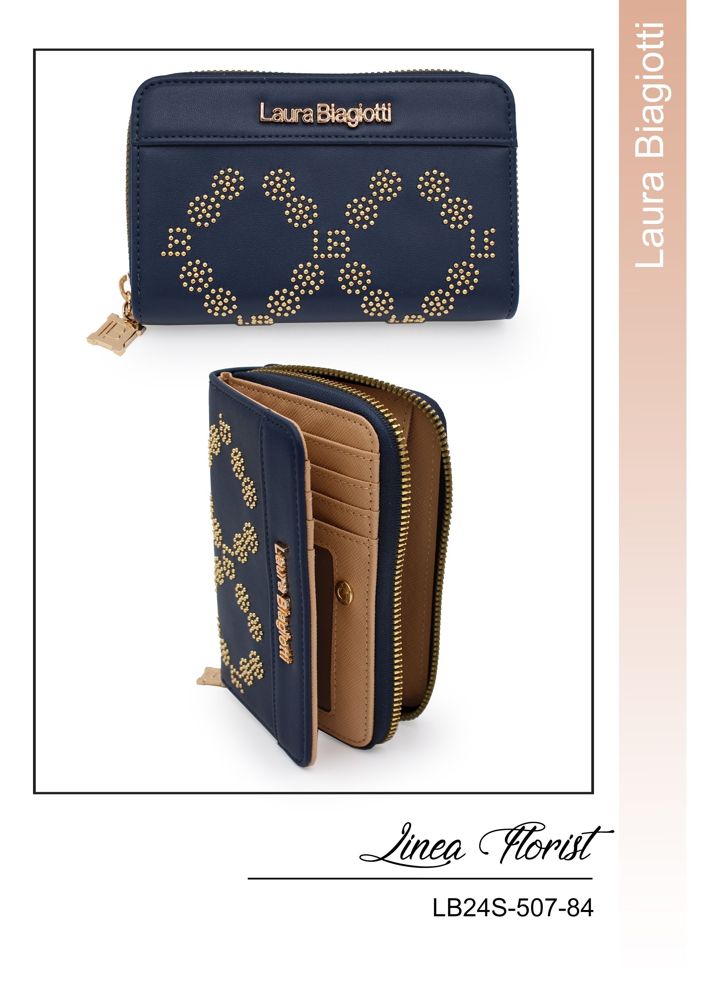 Portafoglio da donna in ecopelle, Laura Biagiotti, art. LB24507-84