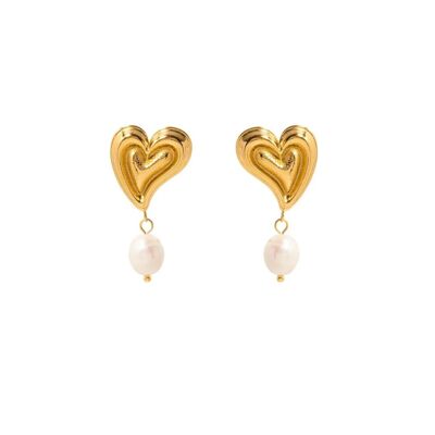 Perla del cuore | Orecchini