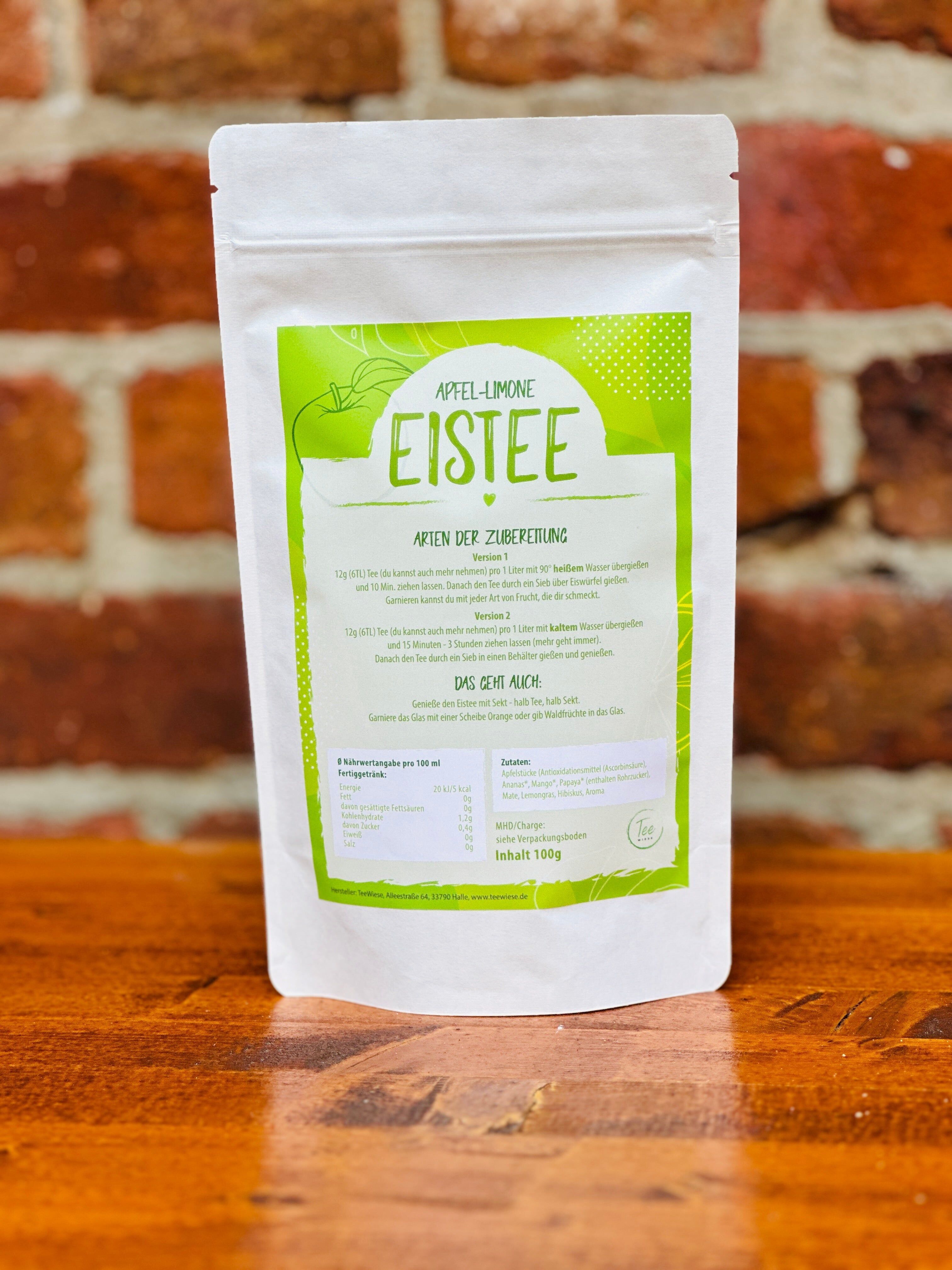 Apple-Lemon Cold Brew Fruit Iced Tea