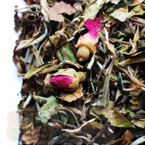 Thé blanc aux roses – la vie en rose - 100g