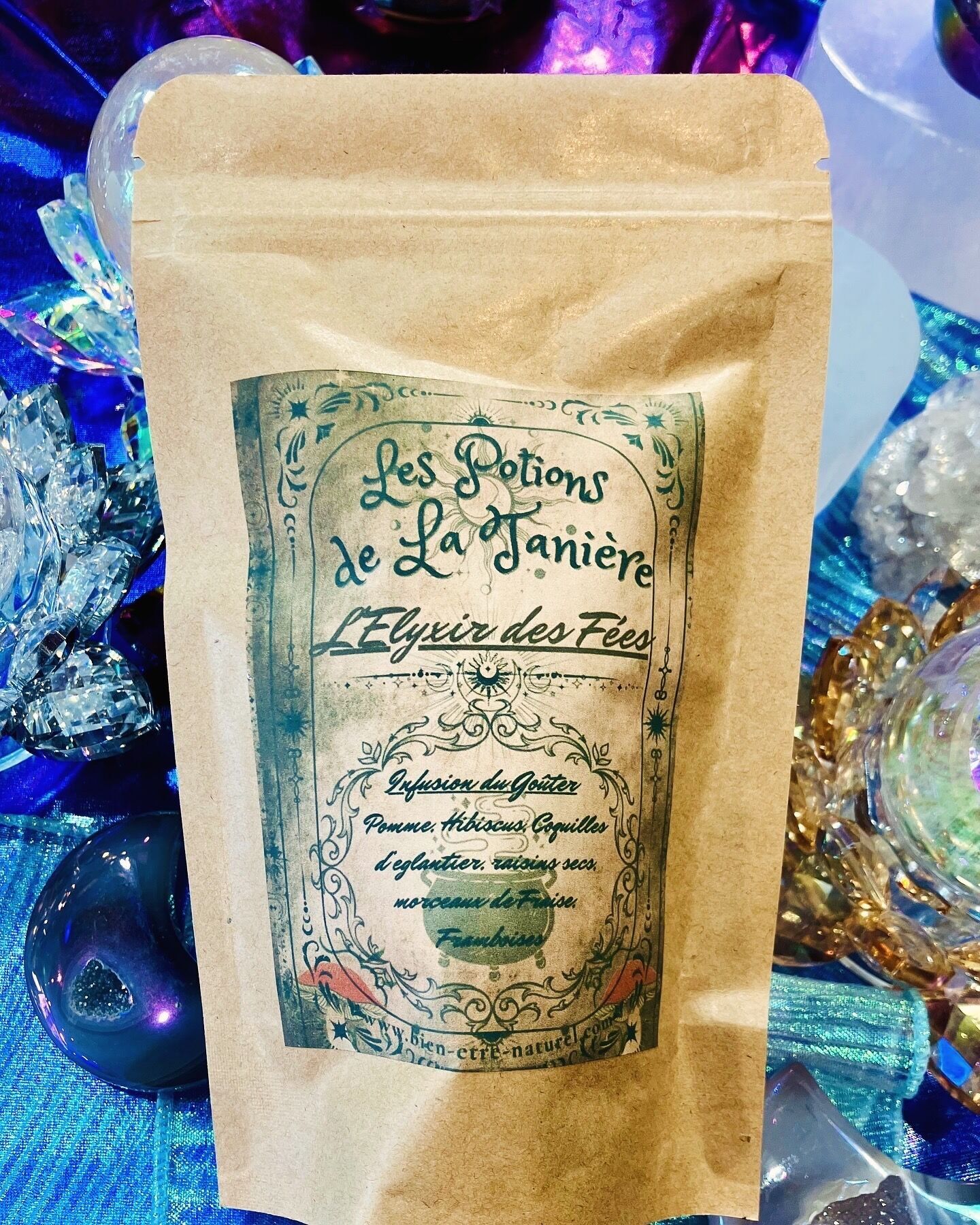 Tisana Potion de la Tanière L'elisir delle fate ibisco mela rosa canina fragola lampone