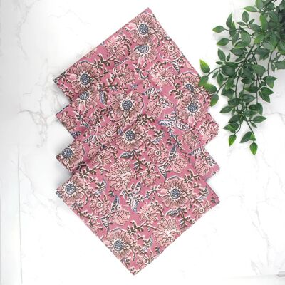 Serviettes de table - Floral Rose 18'