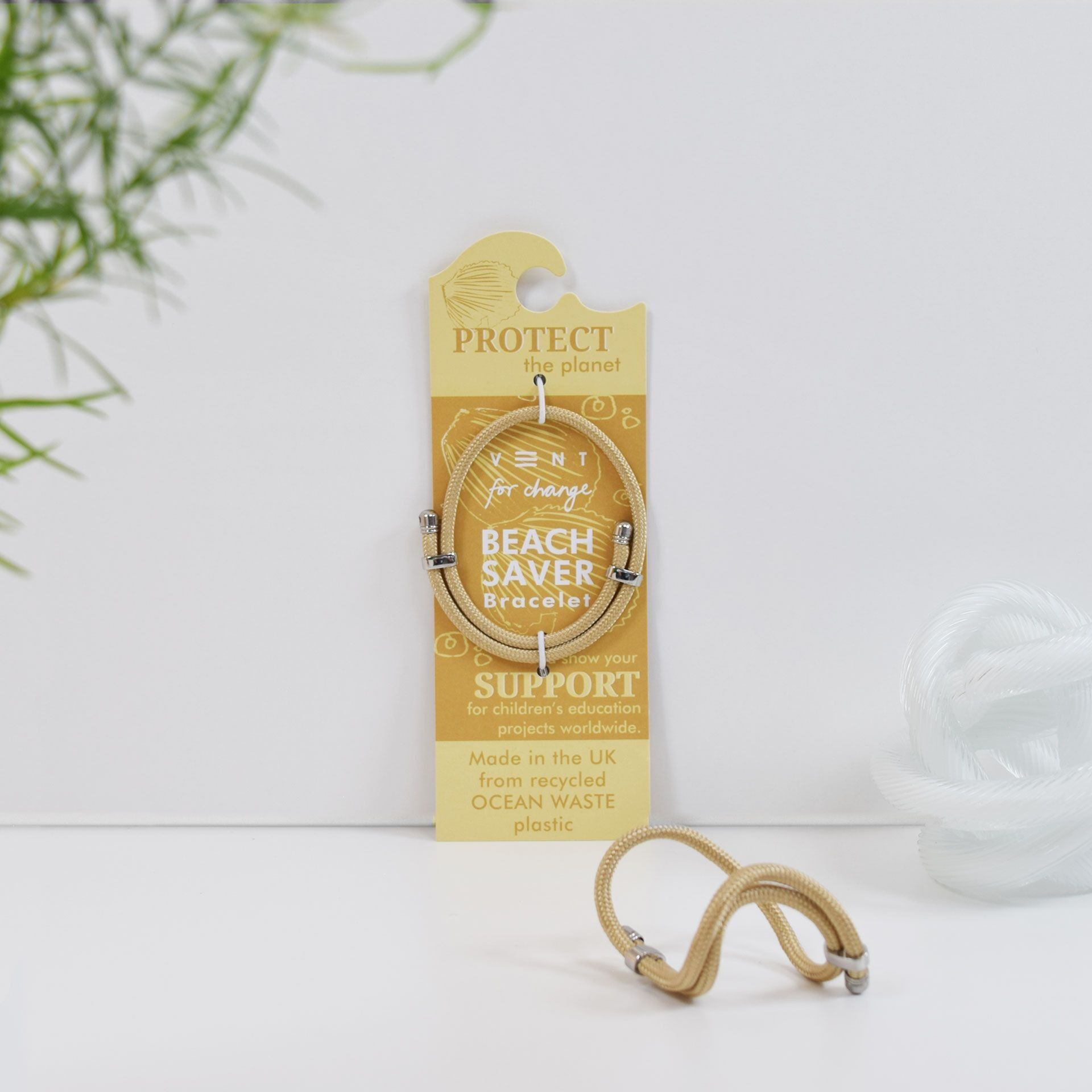 Beach Saver Bracelet - Sandy Yellow