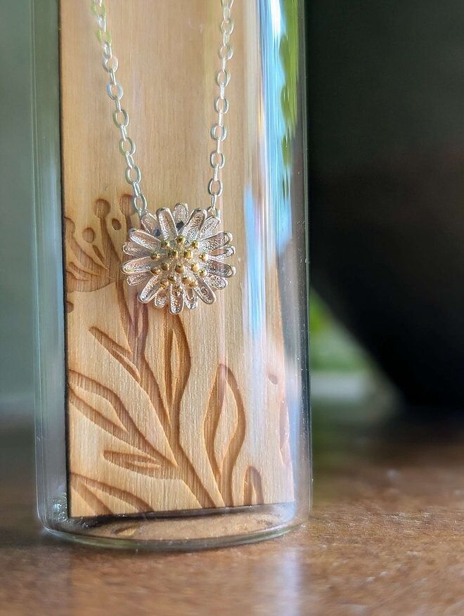 Daisy Sterling Silver Necklace