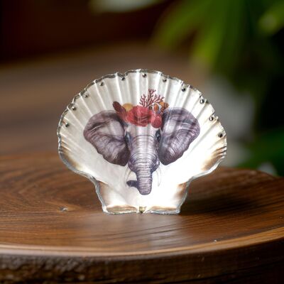 Shell bowl "Elephant", 2 sizes and edge variants