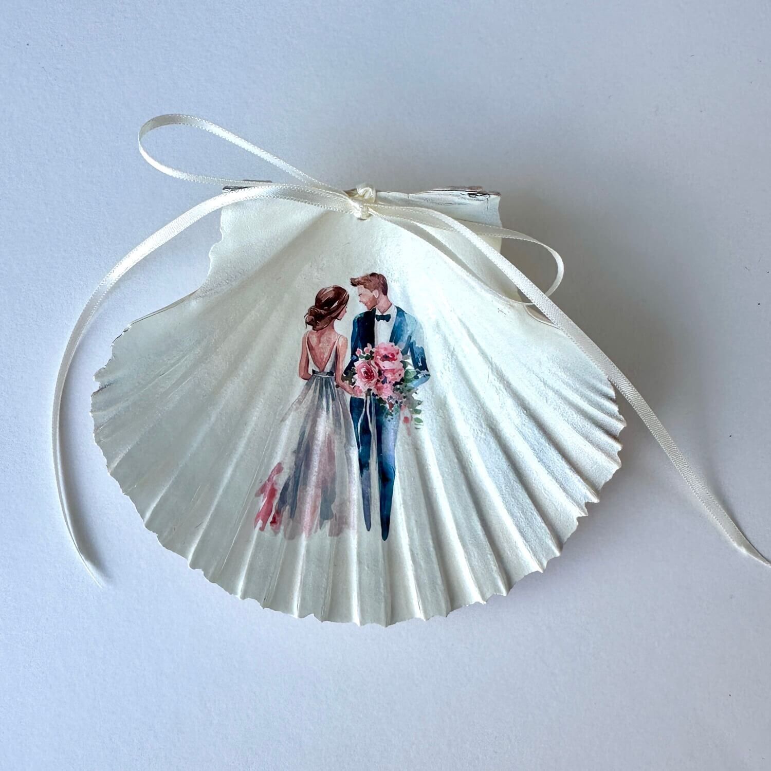 Guscio per fedi nuziali "Sì", 2 misure