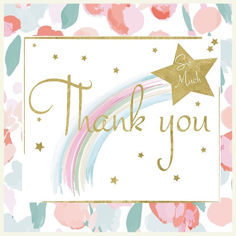 Amore in fiore Grazie - Arcobaleno