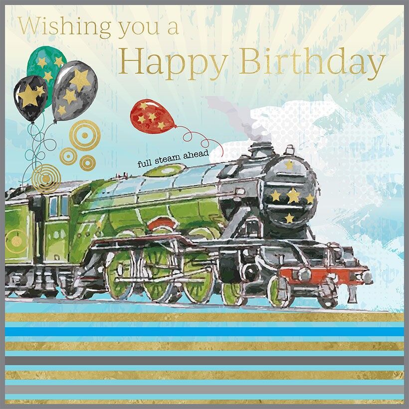 Domino Buon Compleanno Treno a Vapore