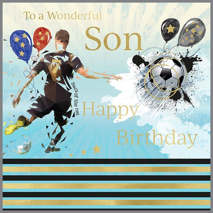 Domino Buon Compleanno Figlio - Calcio