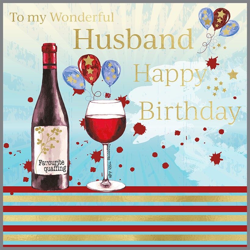 Domino Buon Compleanno Marito - Vino