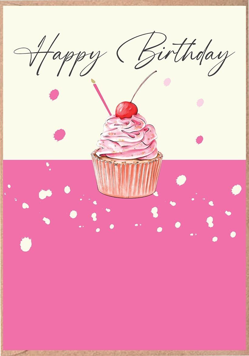 Compleanno di cupcake al mango