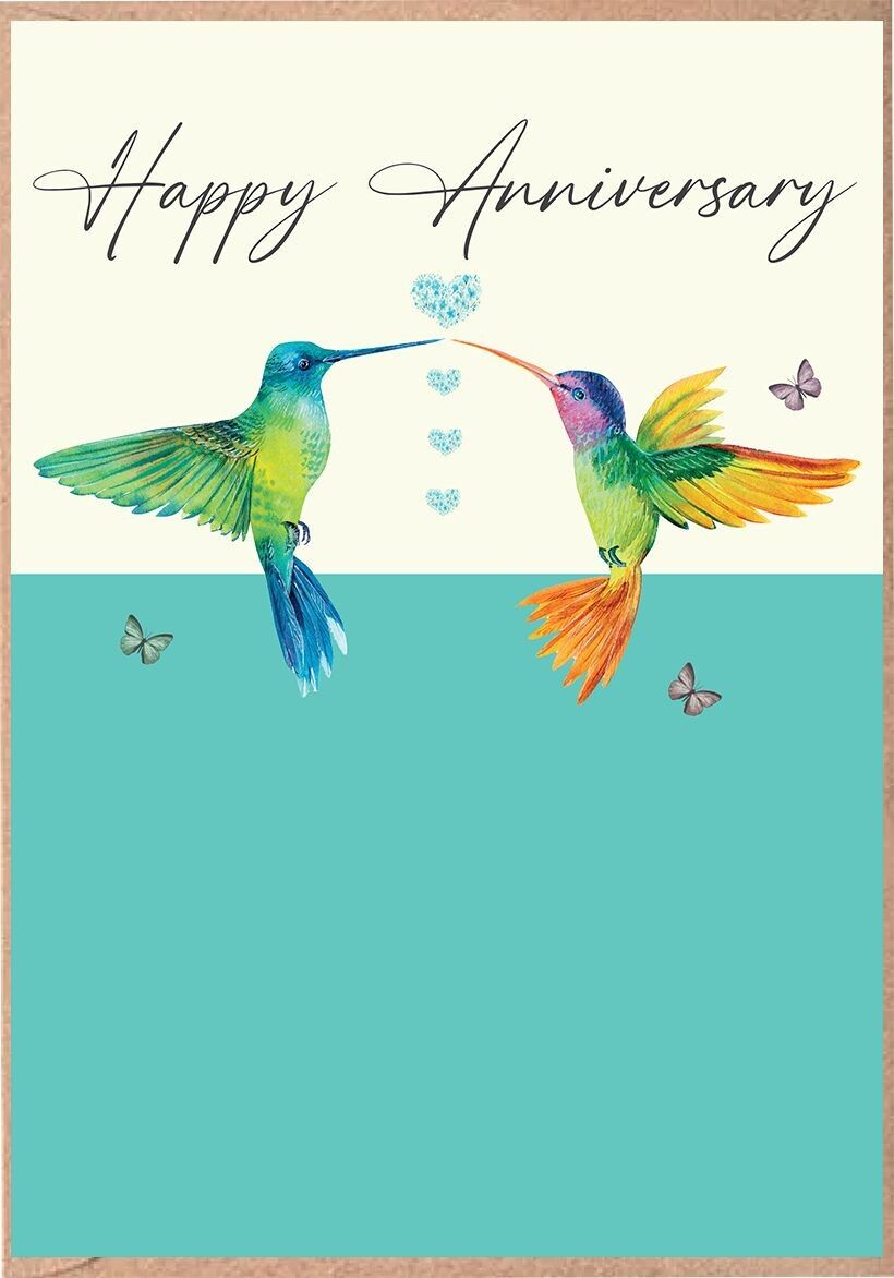 Mango Herzlichen Glückwunsch zum Jahrestag - Kolibris