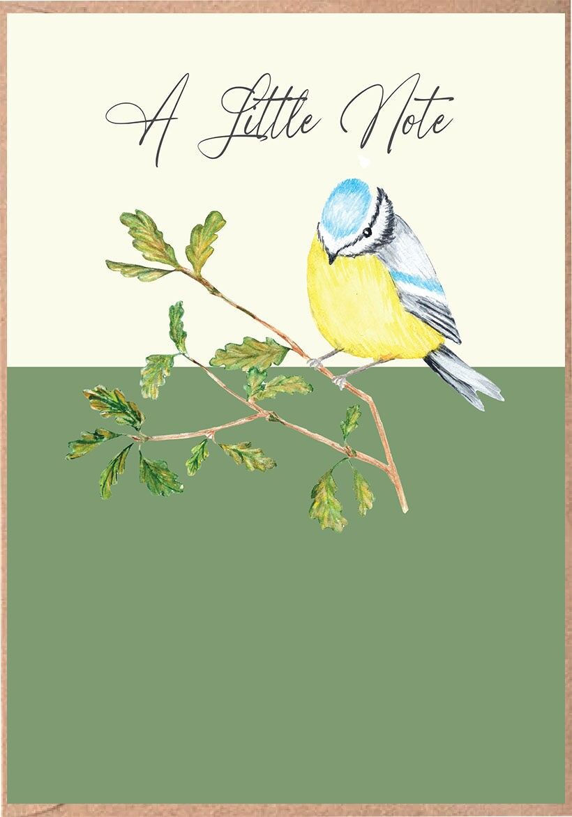 Mango -  A little Note - Blue Tit