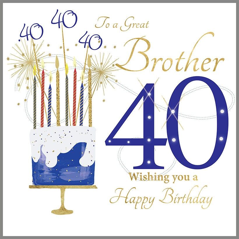 Grande età 40 Fratello