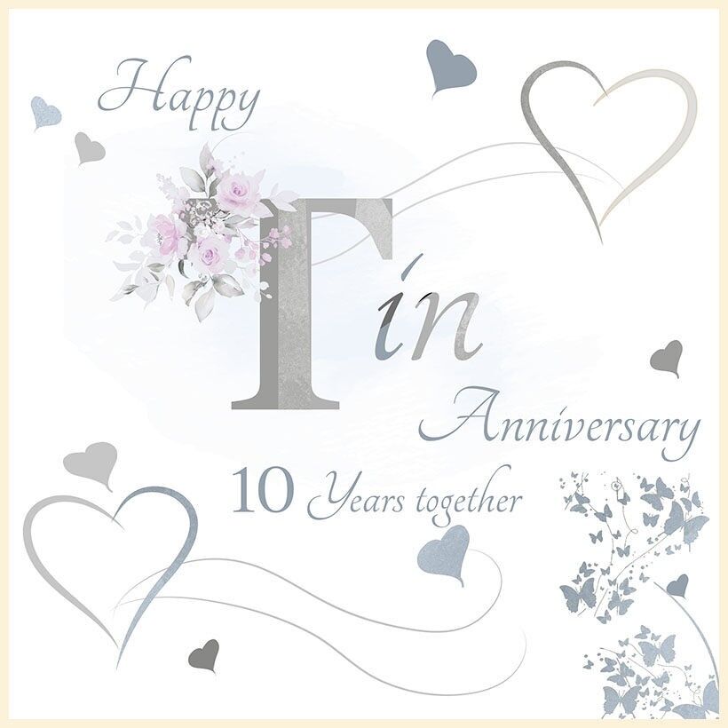 Rose - Tin Anniversary 10 Years Anniversary