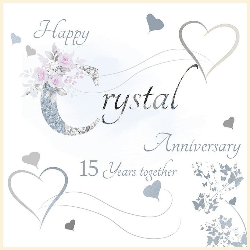 Rose - Crystal Anniversary- 15 Years together