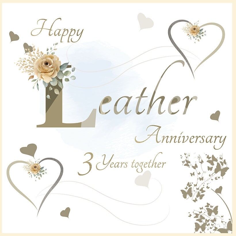 Leather Anniversary 3 years together