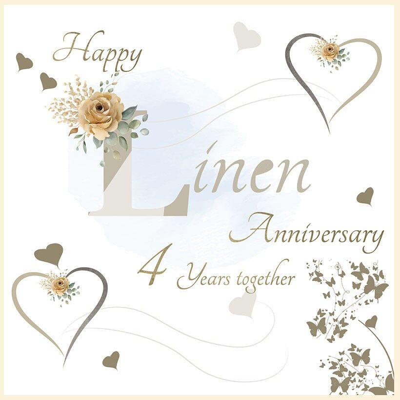 Anniversario di lino 4 anni insieme
