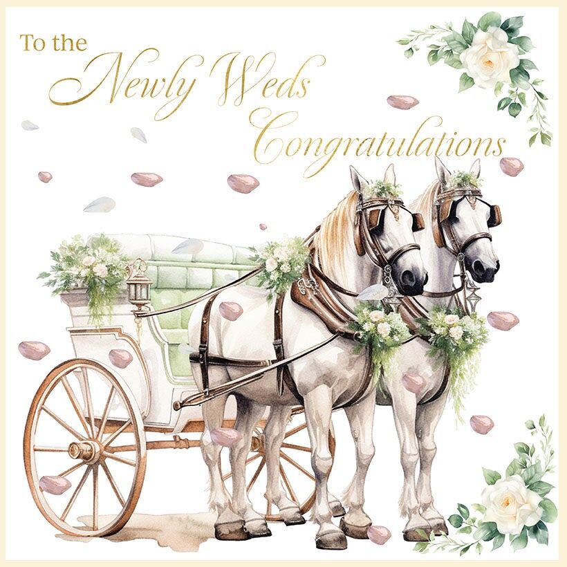 Congratulazioni ai novelli sposi cavalli