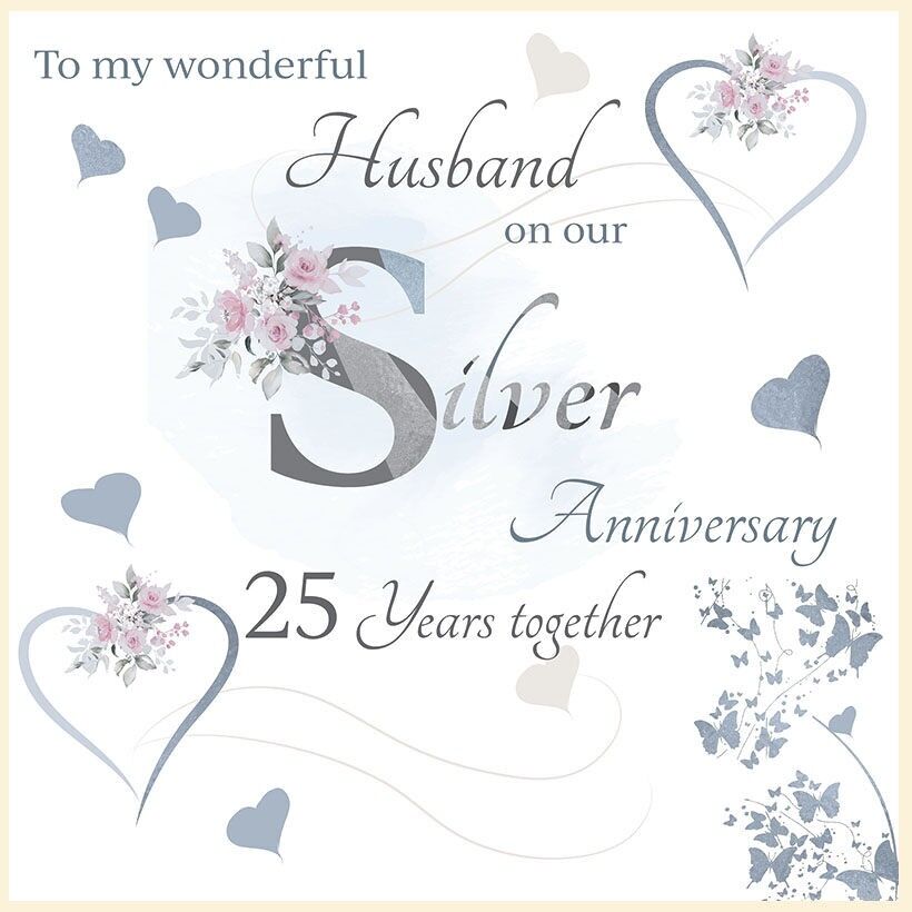 Husband Silver Anniversary