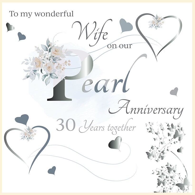 Anniversario di matrimonio perla - Taglia media