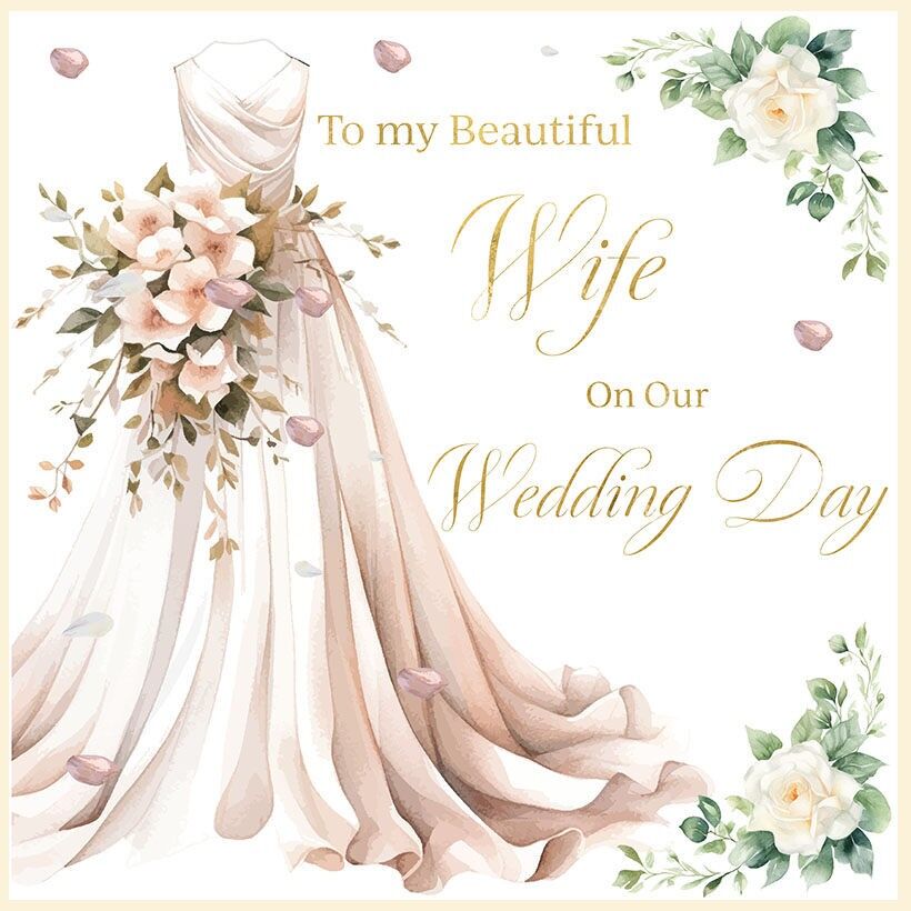 Wife Wedding Day Medium Size