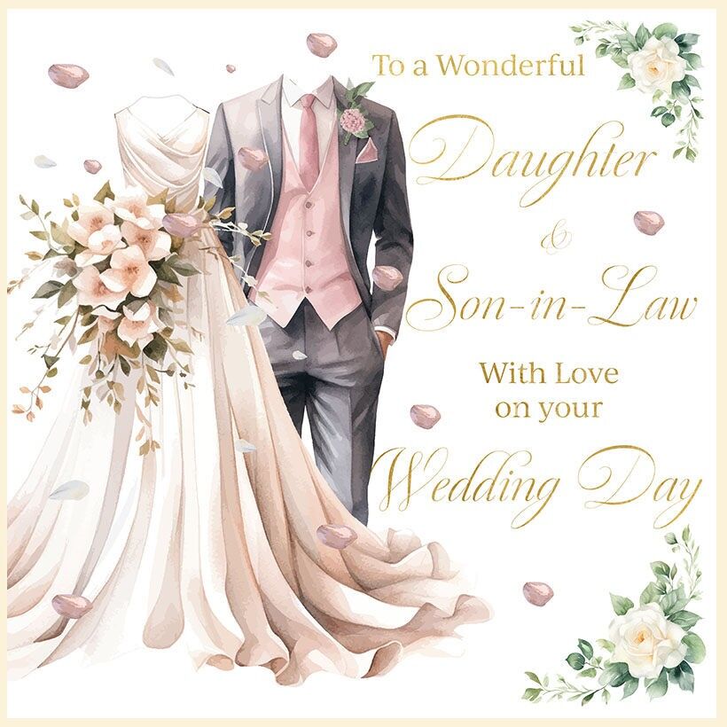 Daughter & Son-in-Law Wedding Medium Size