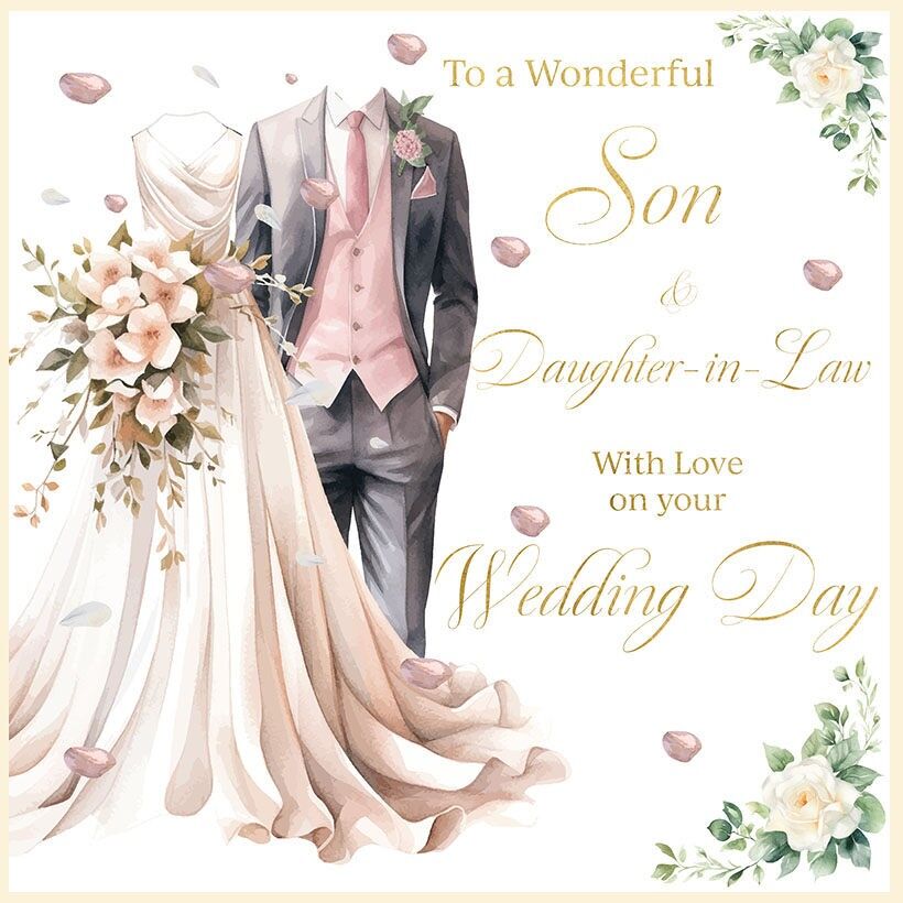 Son & Daughter-in-Law Wedding Medium Size