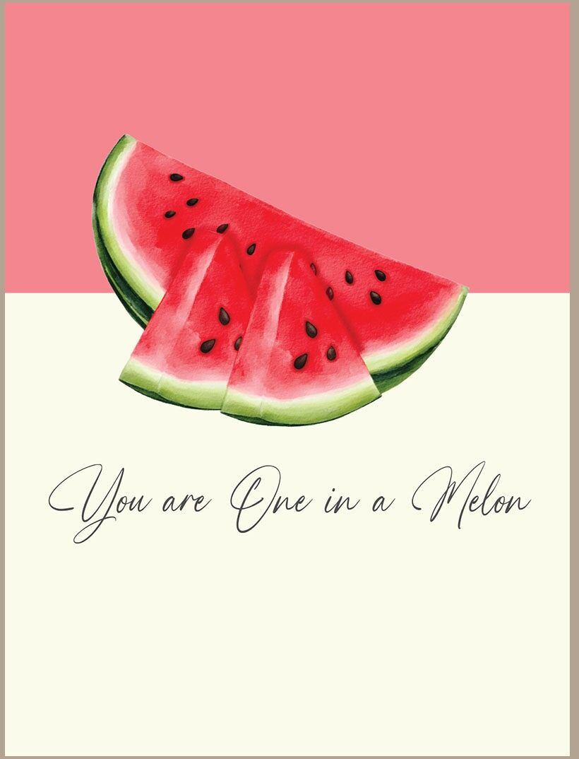 Tu sei uno in un melone