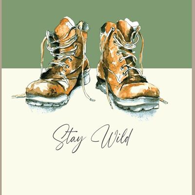 Mini Card Anguria Stay Wild - Scarponcini da passeggio