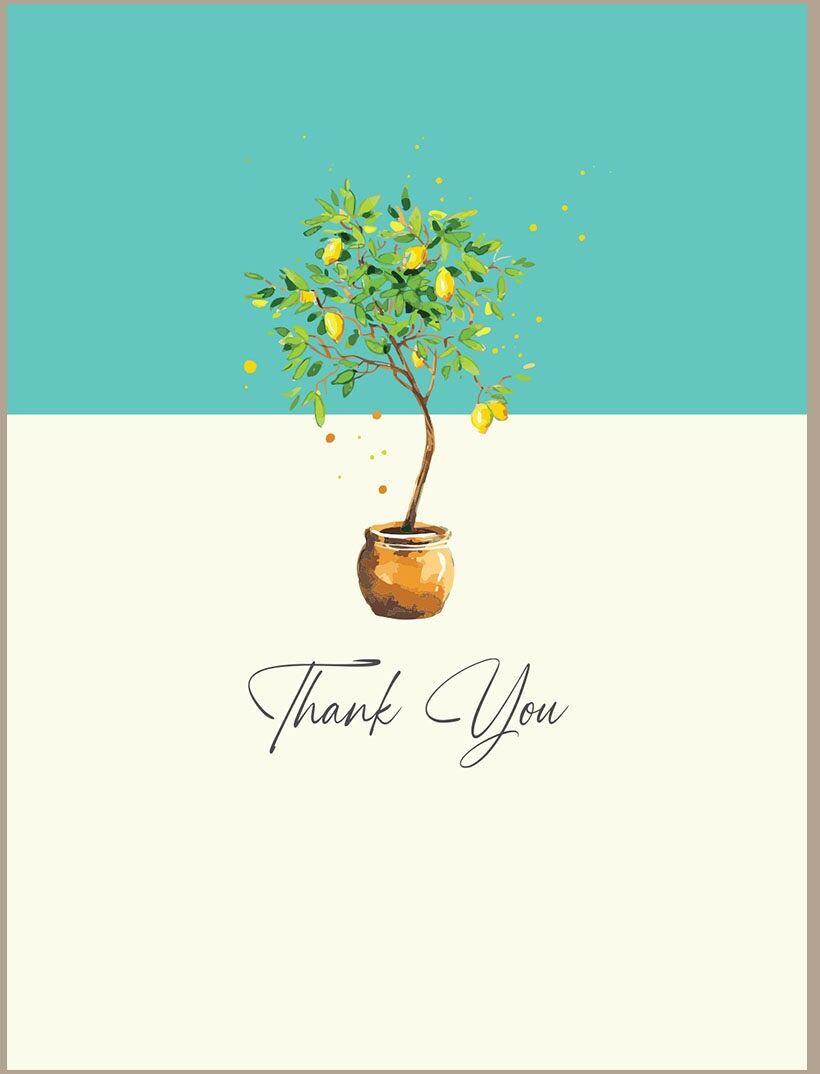 Danke - Zitronenbaum