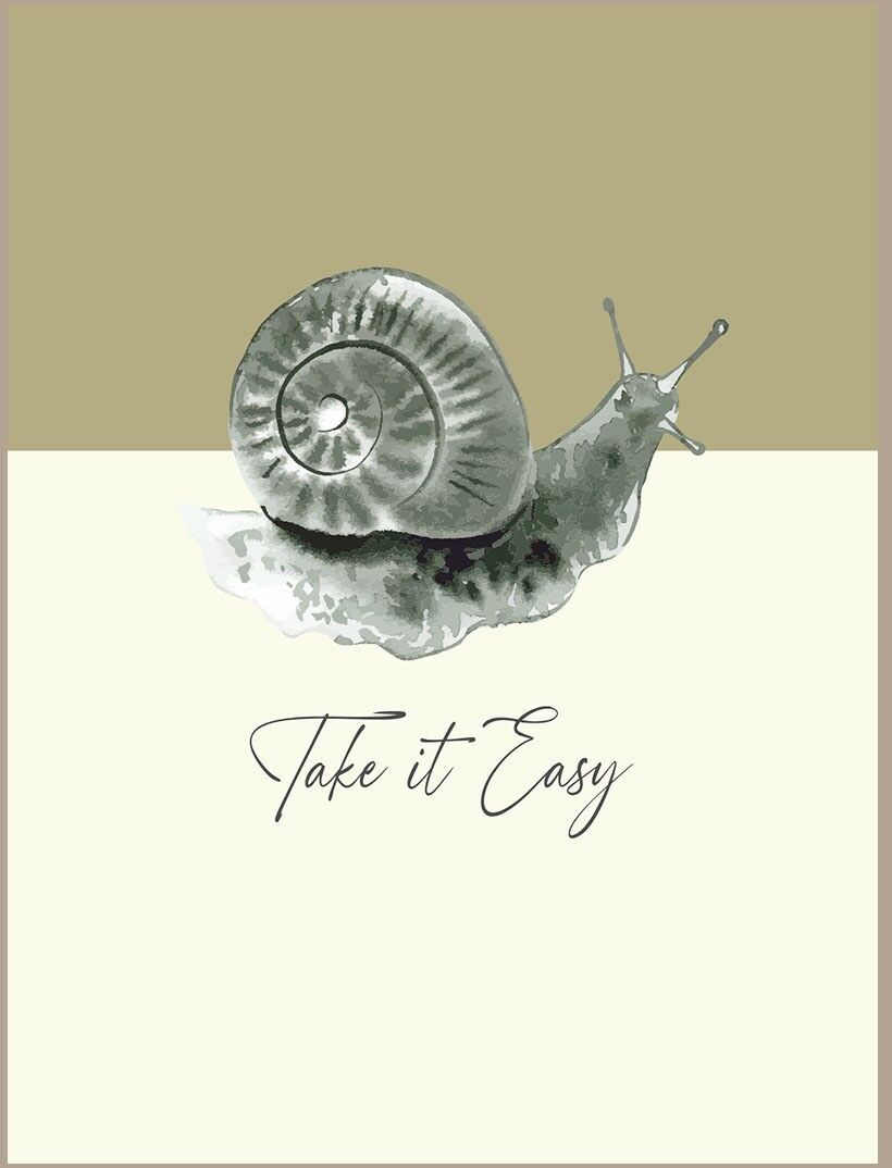 Nimm es leicht - Schnecke