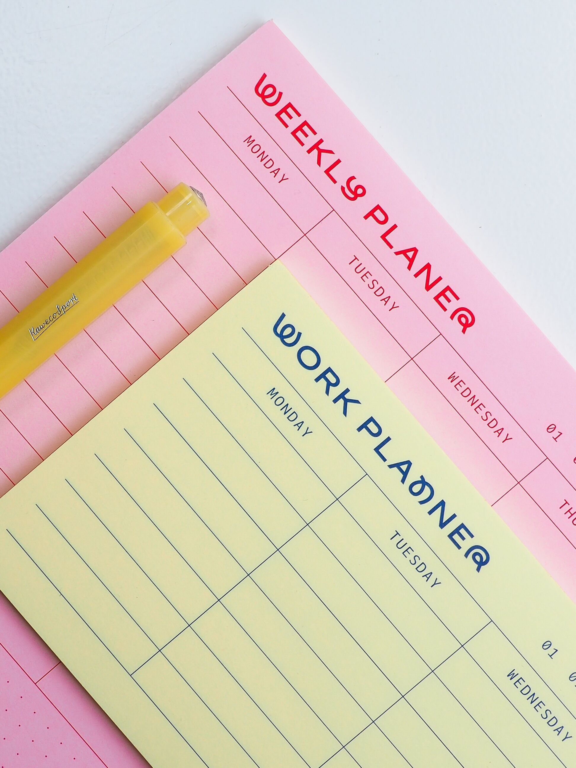 Desk Planner "Weekly"