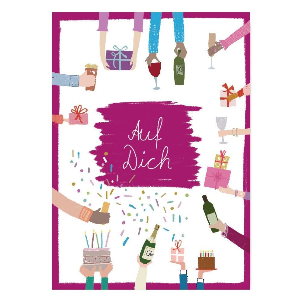 Ecco a voi una cartolina A6 realizzata in cartoncino di cellulosa