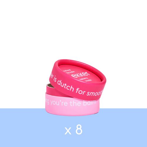 Lip balm raspberry lemonade (x8)