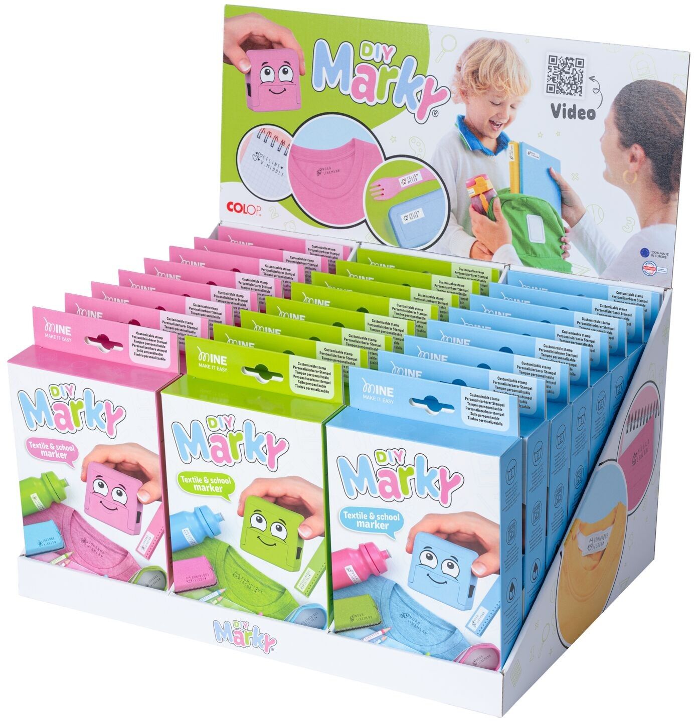 Mostra 24 timbri per marcatura abbigliamento fai da te - MARKY