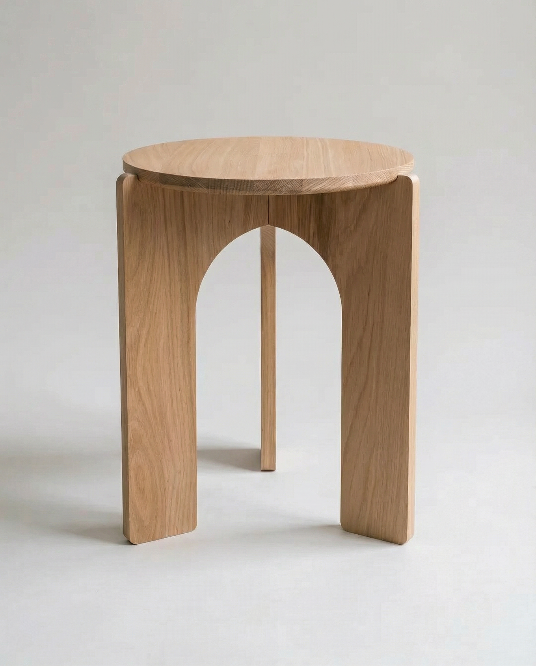 Arche - Solid oak side table (made in France)