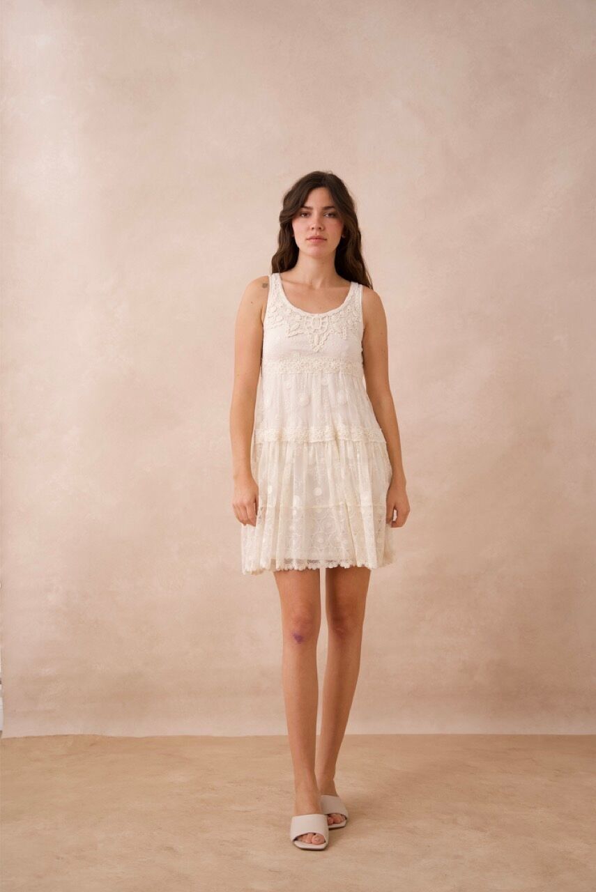 Abito romantico in pizzo Nina