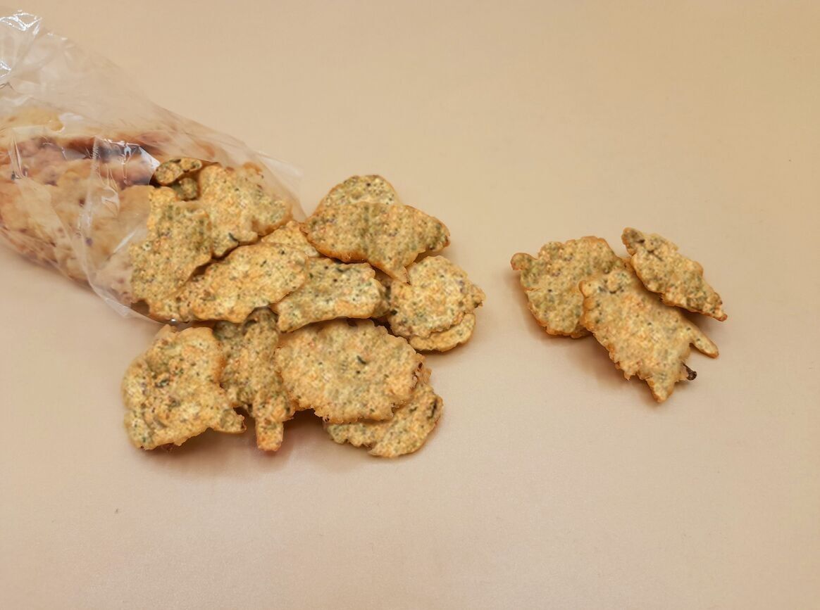 Crackers Con Prezzemolo E Farina Di Ceci (confezione, prezzo a confezione)