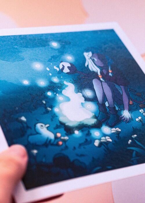 Print - Feu de camp