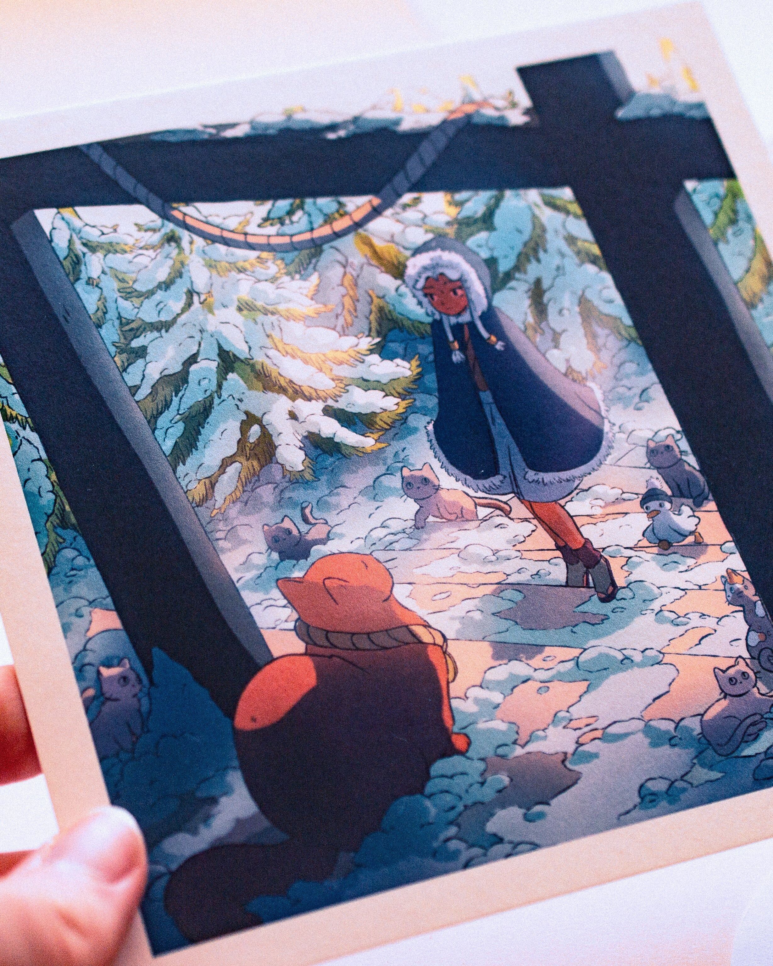 Stampa - Tempio innevato