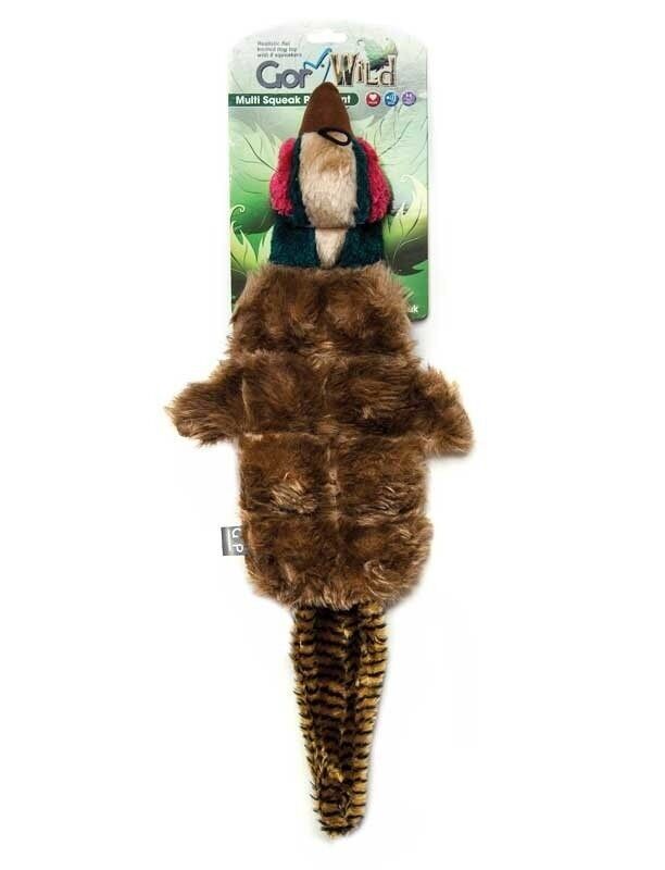Gor Wild Multi-Quietsch-Fasan-Hundespielzeug (50 cm)